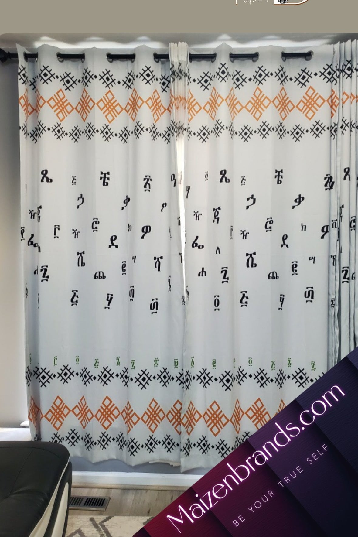 Geez-Inspired Blackout & Sheer Drapes