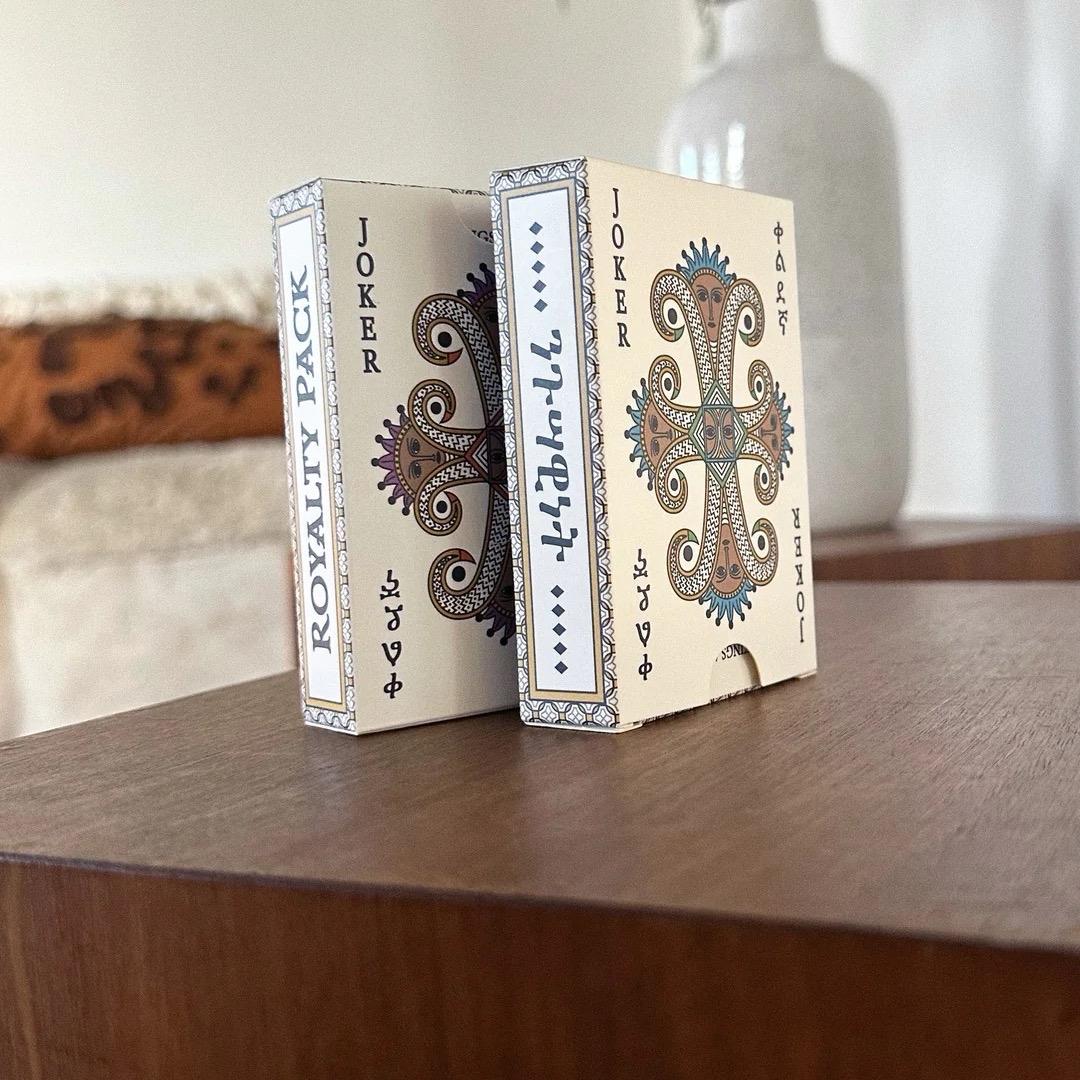 Royalty Pack Standard Playing Cards - Ethiopian Royalty Touch