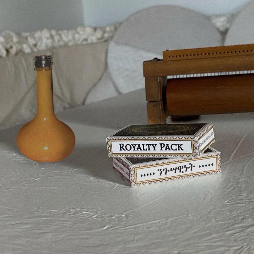 Royalty Pack Standard Playing Cards - Ethiopian Royalty Touch