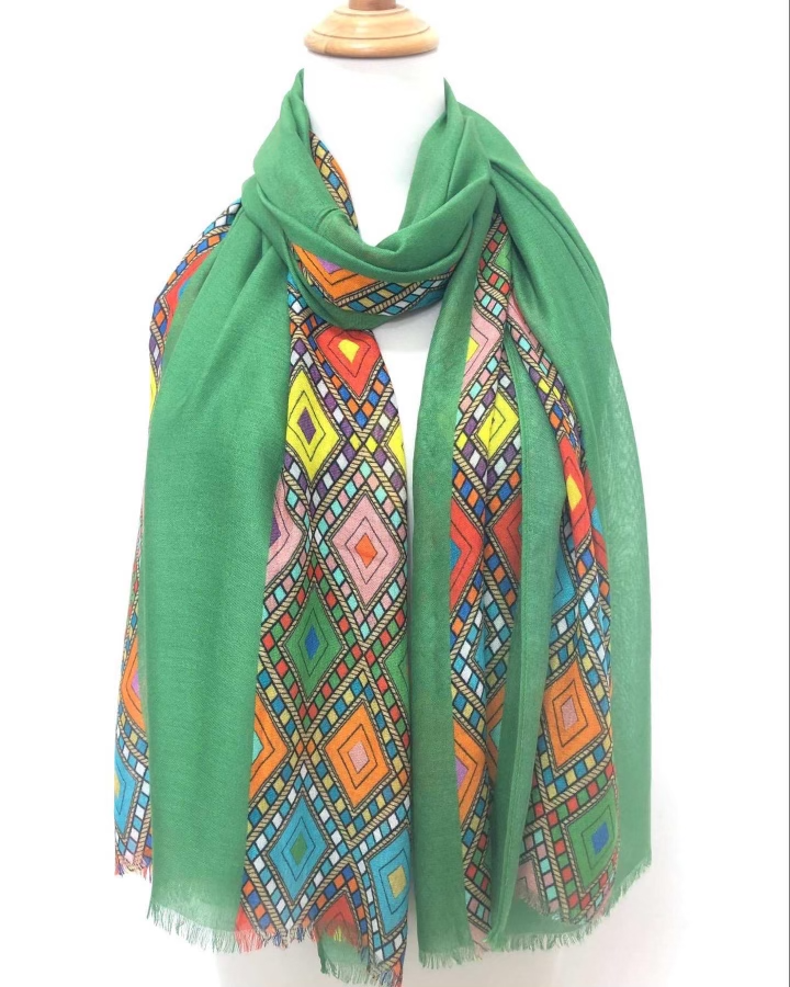 Habesha Tilet Design Scarf – A Unique Ethiopian & Eritrean Style Accessory