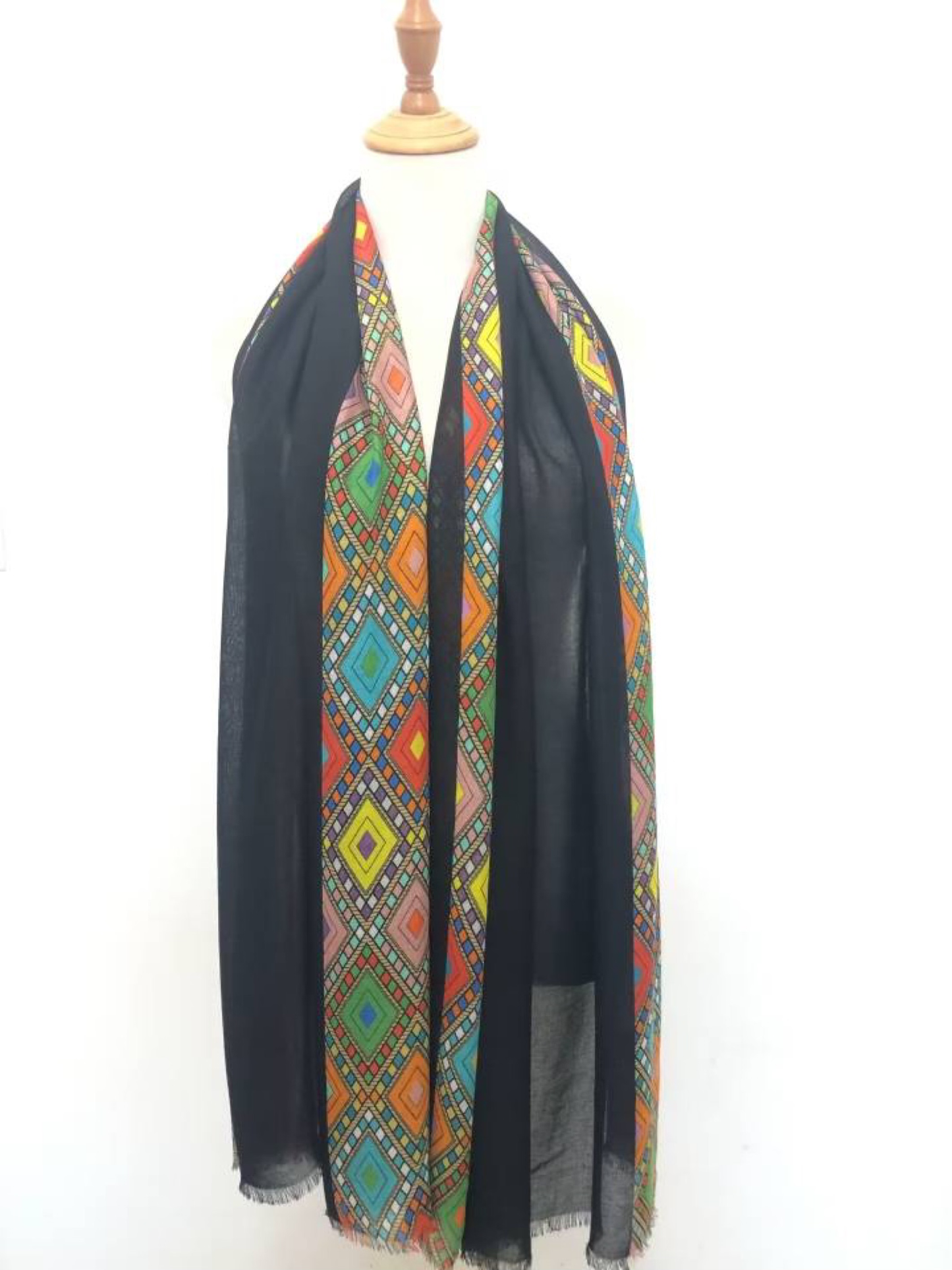 Habesha Tilet Design Scarf – A Unique Ethiopian & Eritrean Style Accessory