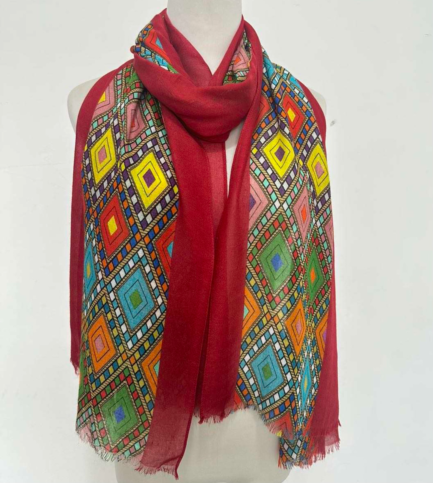 Habesha Tilet Design Scarf – A Unique Ethiopian & Eritrean Style Accessory