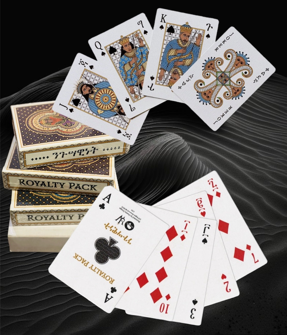 Royalty Pack Standard Playing Cards - Ethiopian Royalty Touch