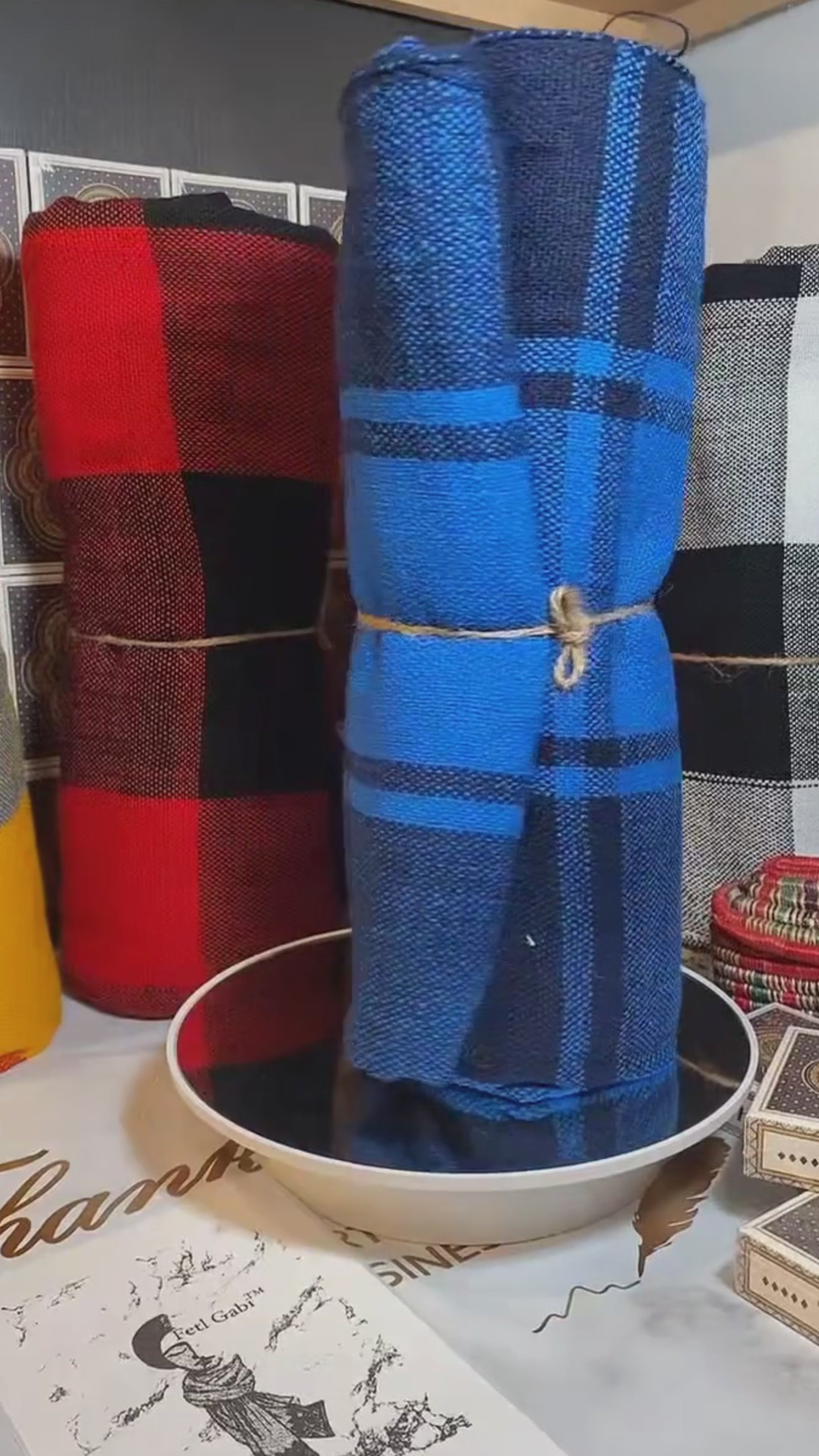 Ethiopian Scarf & Blanket - 9 Variants (Fota & scarf) MAIZEN Design