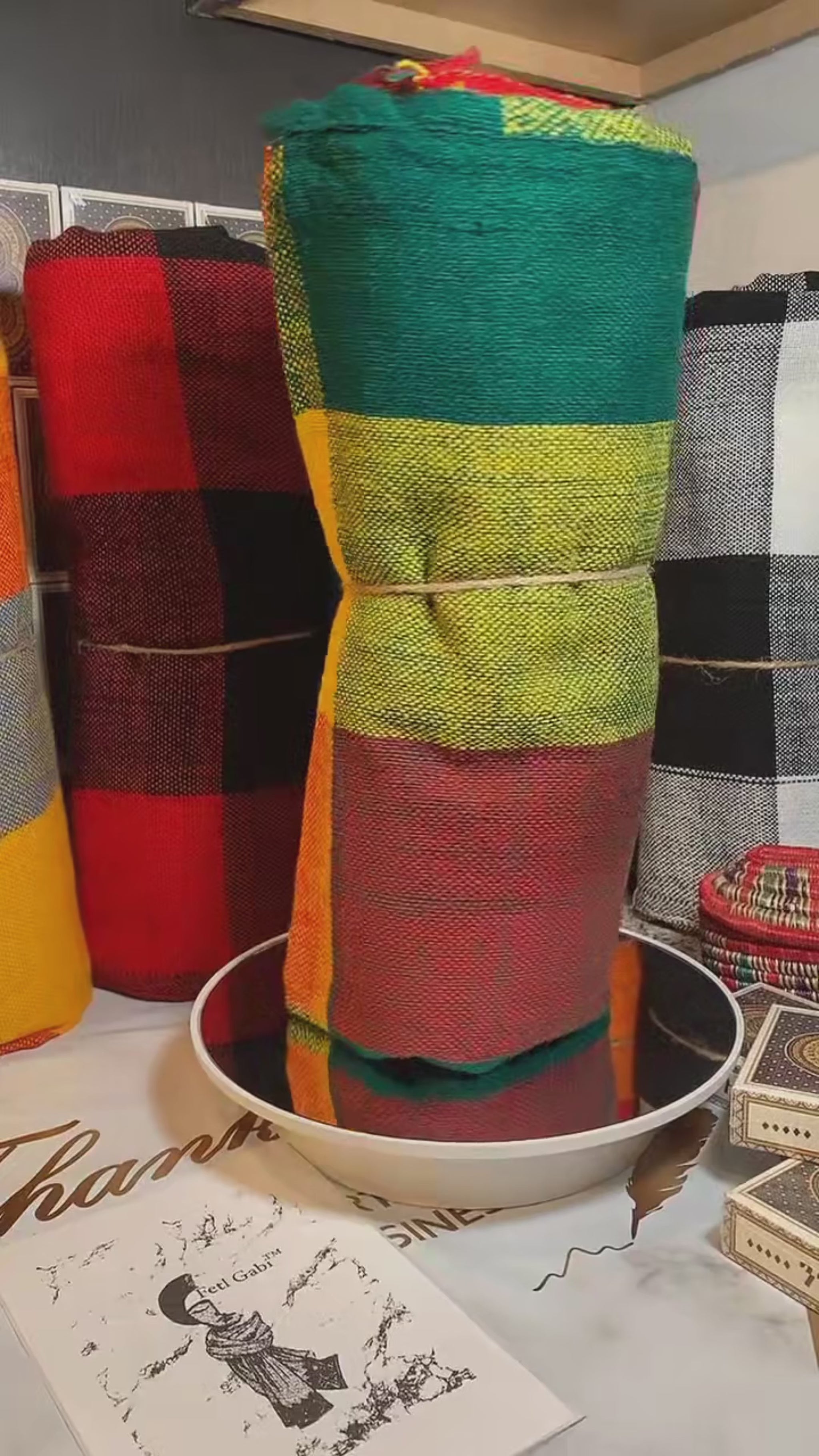 Ethiopian Scarf & Blanket - 9 Variants (Fota & scarf) MAIZEN Design
